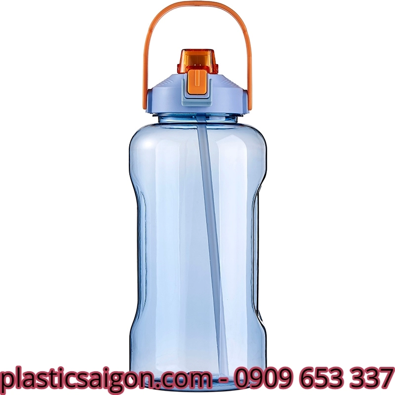 nhan gia cong nhua gia dung theo yeu cau 14 6739 - Bình đựng nước có kèm ống hút cao cấp